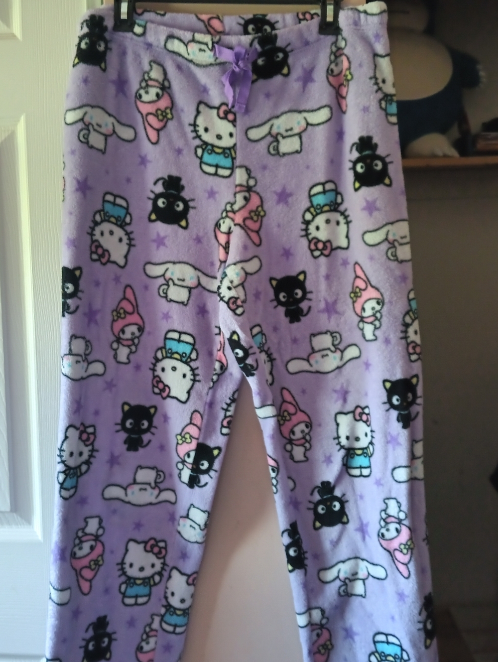 Sanrio Lavender Fleece Pajama Bottoms